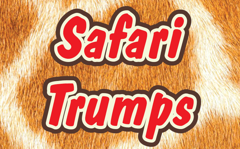 Safari Trumps card game
